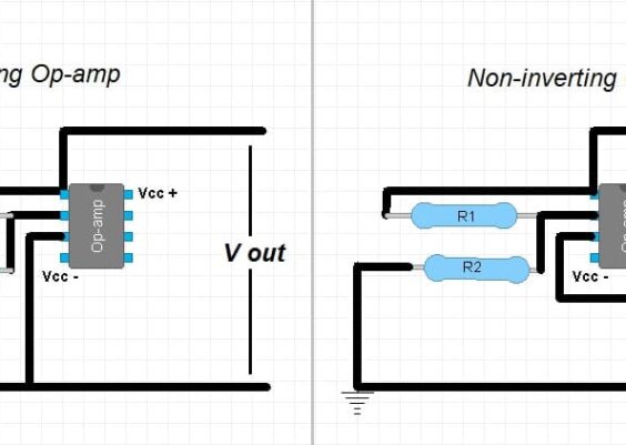 perbedaan inverting non inverting op-amp