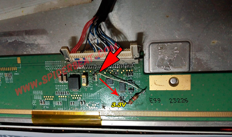 mengatasi gambar TV LED klise cemong